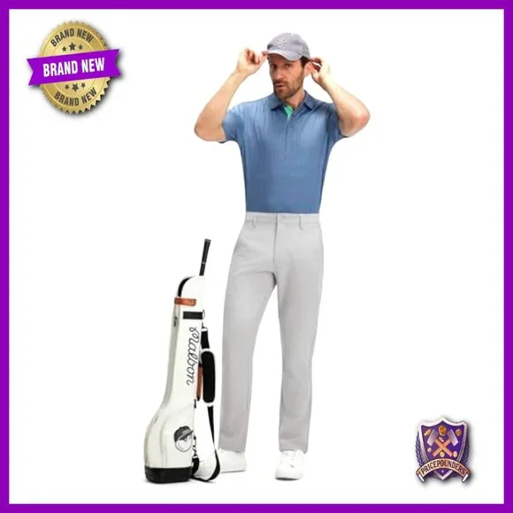 Men's Dry Fit Performance Polo Shirt Moisture Wicking UPF 30+ Stretch